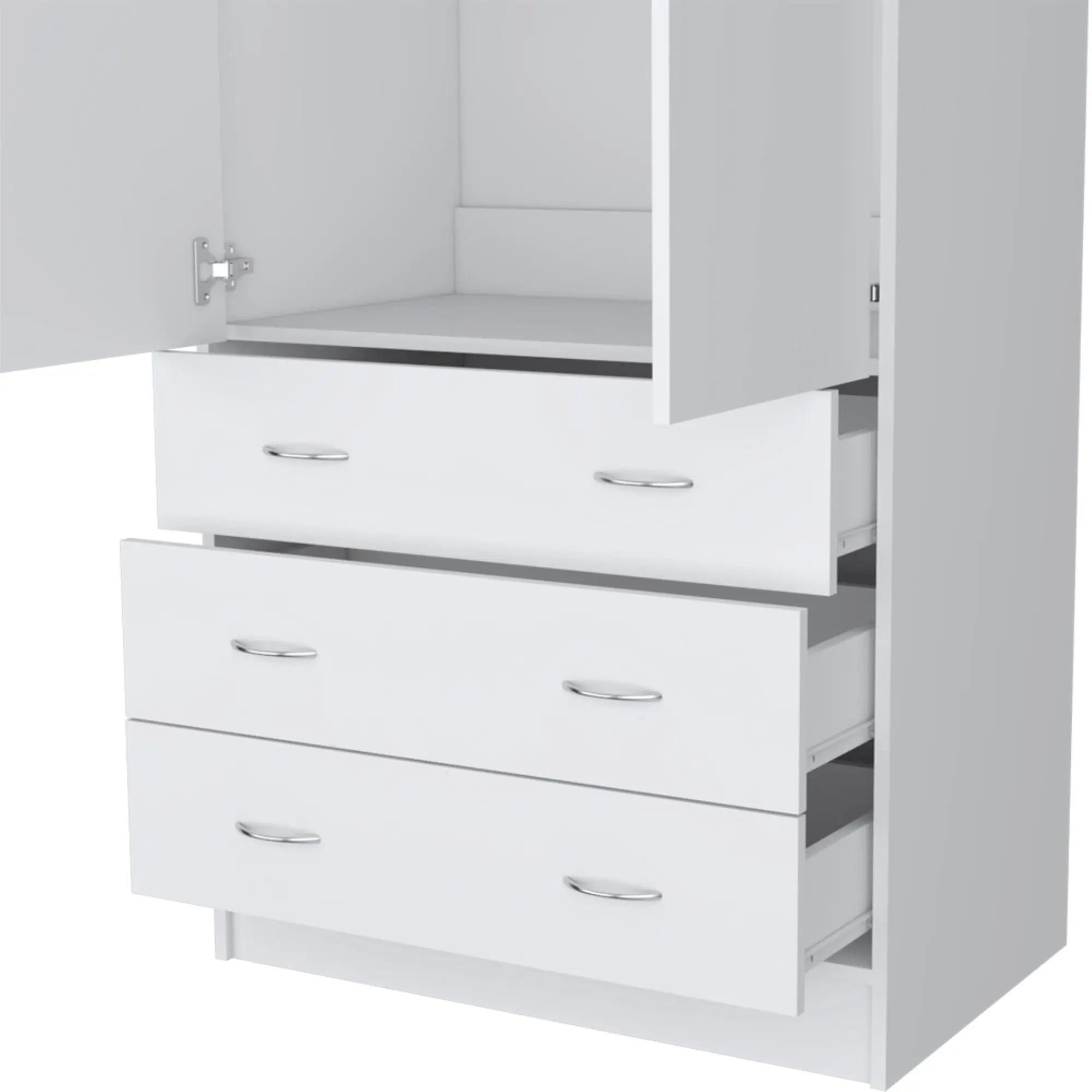 19" White Wood Corner Accent Chest Homeroots Kitchen & Dining