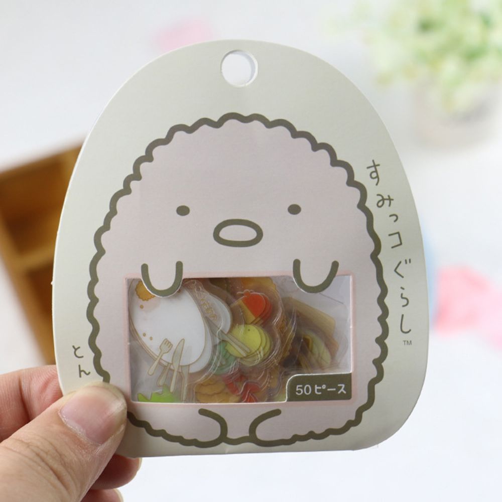 Diy Cute Cartoon Kawaii Pvc Stickers Lovely Cat Bear Sticker For Diary Decoration School Office Supplies White