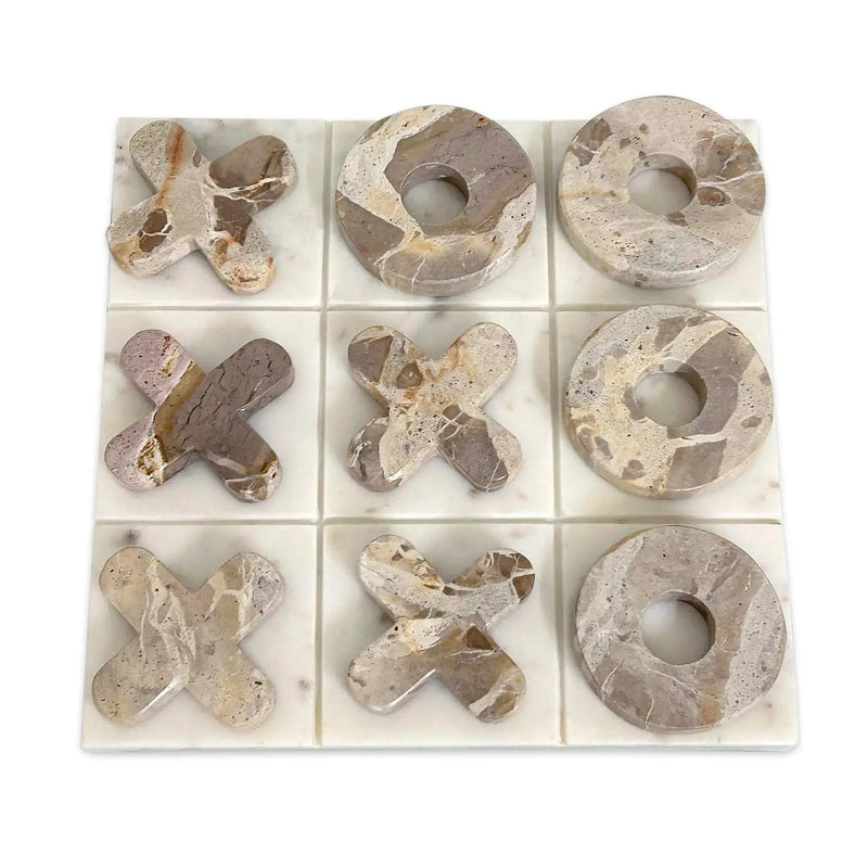 1" Cream Marble Decorative Game Homeroots Home Decor