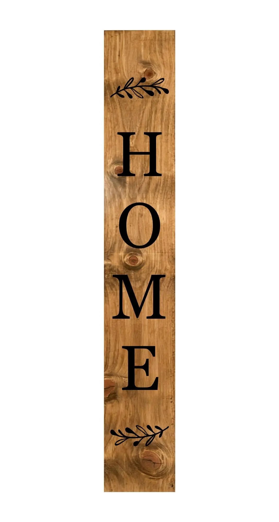 1" Tan And Black Solid Wood Home Porch Sign Homeroots Outdoor