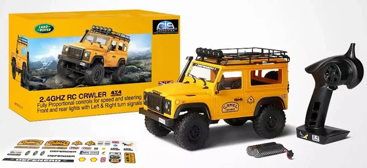 1:10 Scale Land Rover "Camel Trophy" Suv With Lights, 2.4 Ghz And Rechargeable Batteires Win2Win