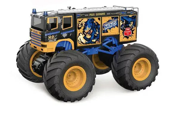 1:18 Big Wheel Racing Fire truck with Lights & Sounds Singda