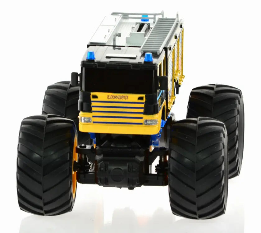 1:18 Big Wheel Racing Fire truck with Lights & Sounds Singda