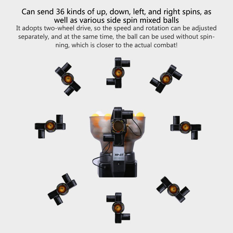 Table Tennis Robots with Catching Collecting Net Sender Pitching Training Serve Machine Sport Pingpong Balls