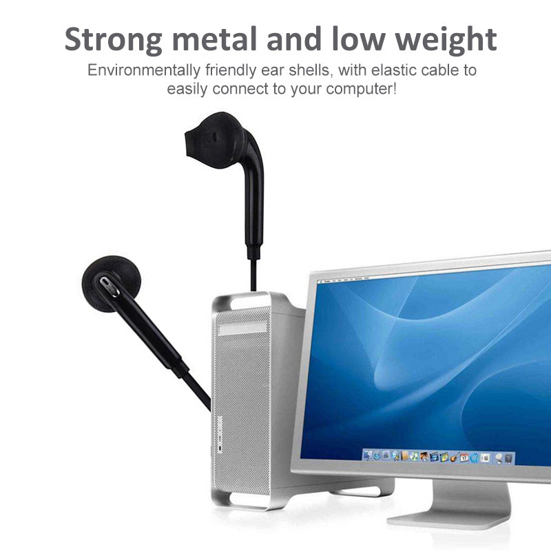 Black Earphones For Samsung Galaxy S6 Wired Earphones Earbuds In-ear Super Bass Headset With Mic Portable Audio