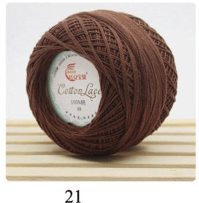 Crochet Knitting yarn Soft Comfortable Thin Yarn Lace Threads for Knitting 14 Colour Eco-friendly Dyed Sweater Scarf