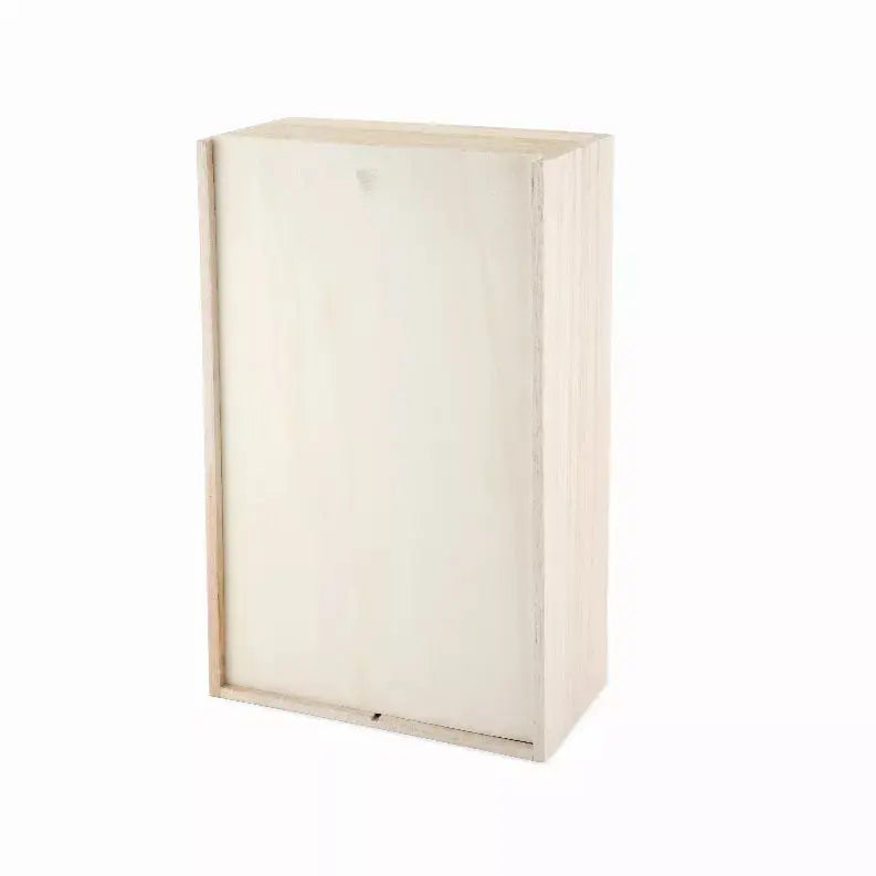 2-Bottle Paulownia Wood Wine Box By Twine True Brands