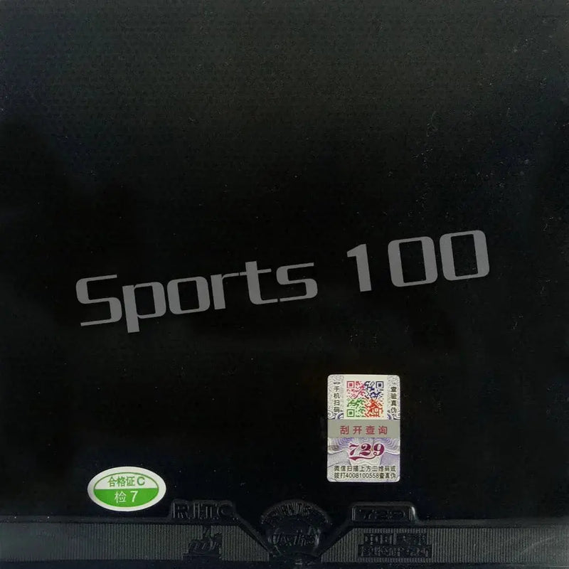 2 Pieces RITC 729 Friendship General Sponge Rubber 1 Red and 1 Black Pimples In Table Tennis PingPong Rubber With Sponge 2.2mm