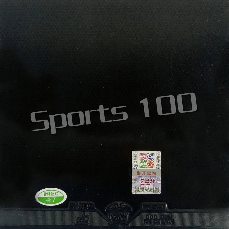 2 Pieces RITC 729 Friendship General Sponge Rubber 1 Red and 1 Black Pimples In Table Tennis PingPong Rubber With Sponge 2.2mm