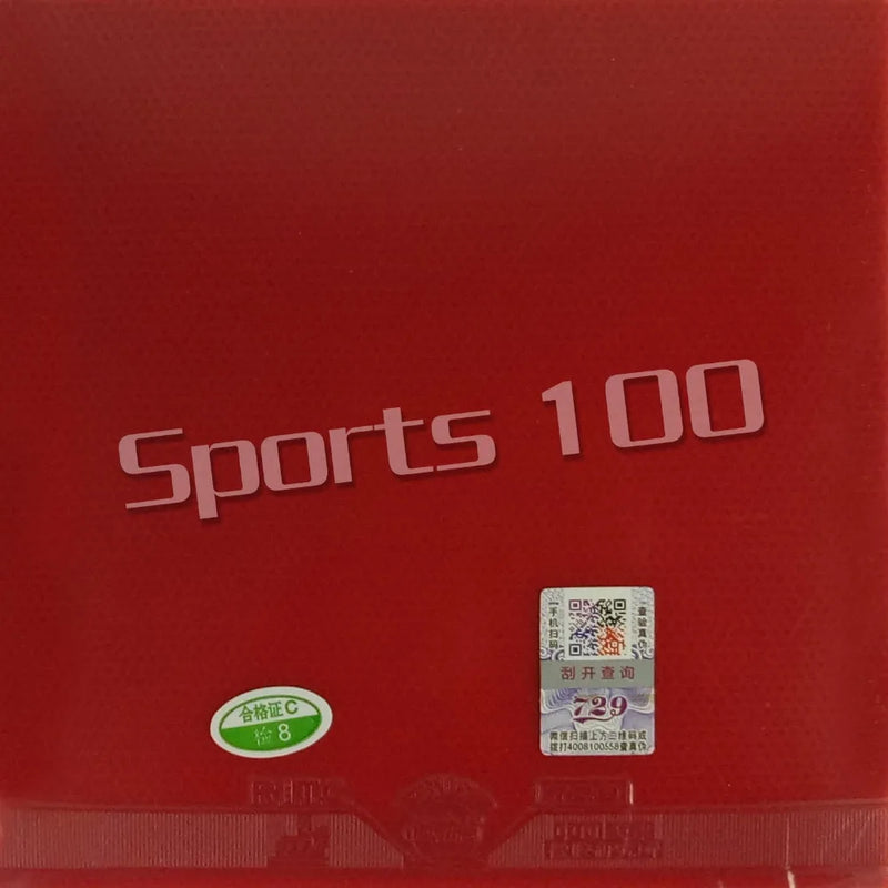 2 Pieces RITC 729 Friendship General Sponge Rubber 1 Red and 1 Black Pimples In Table Tennis PingPong Rubber With Sponge 2.2mm