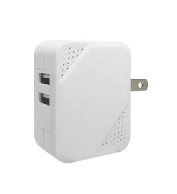 2 Port 3.4A Total Output Rubberized White CIAO Tech