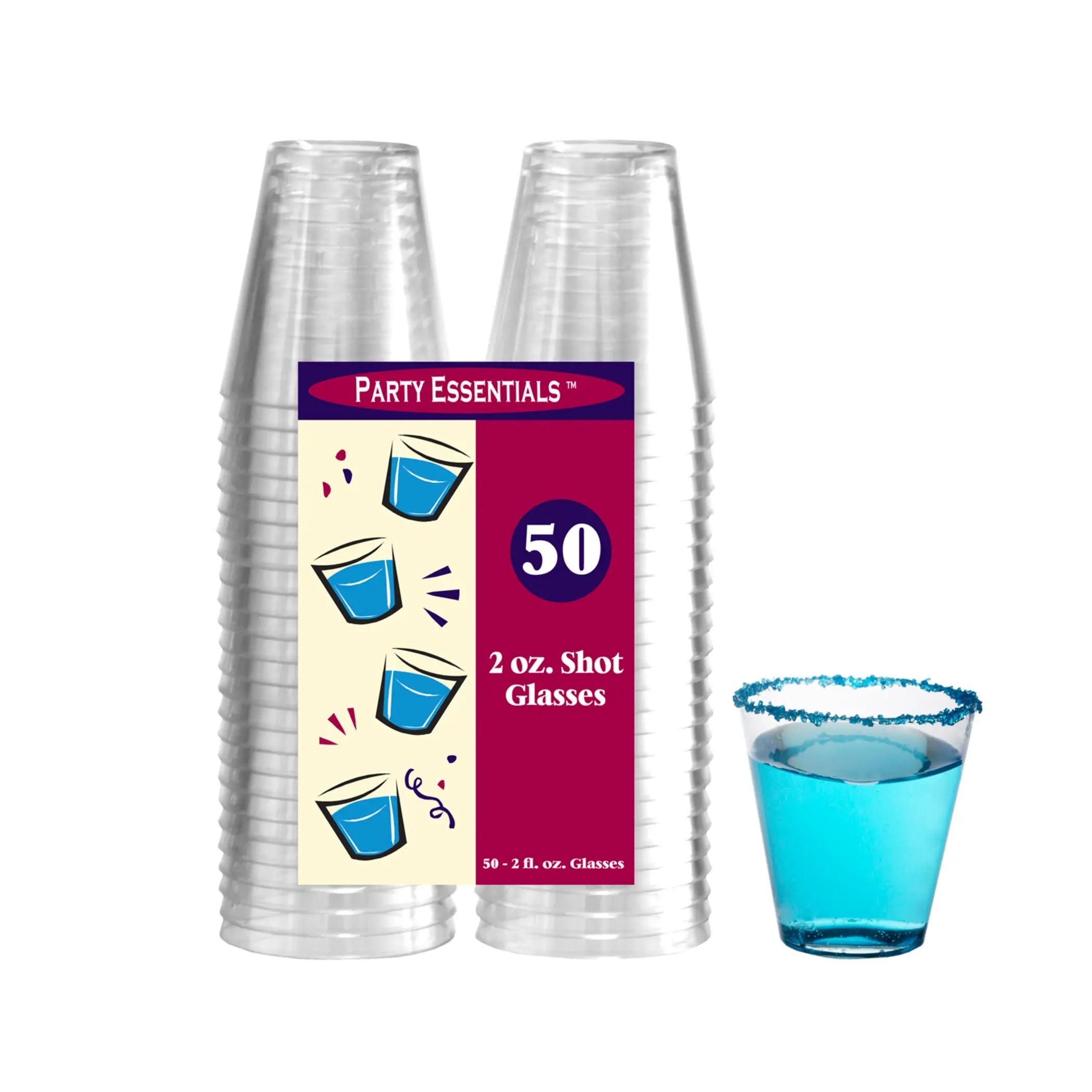2 oz. Clear Shot Glasses Distributed