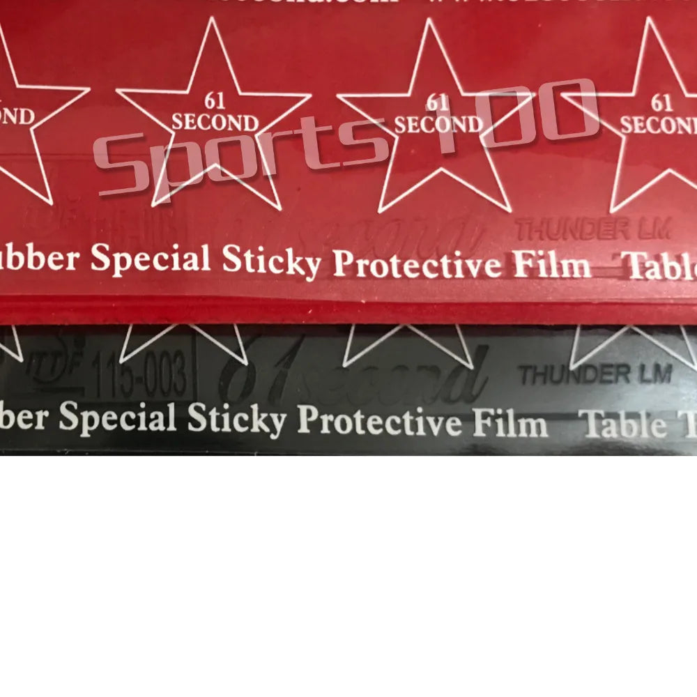 2 pieces 61second THUNDER LM Training rubber Pips In Table Tennis racket Rubber with Sponge