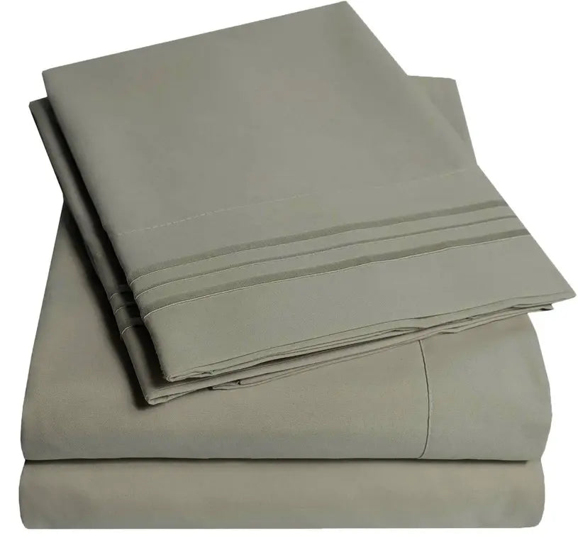 200 Embroidery Soft Sheet Set Wrinkle Resistant Home Mart Goods