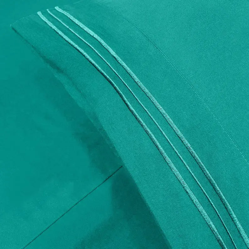 200 Embroidery Soft Sheet Set Wrinkle Resistant Home Mart Goods