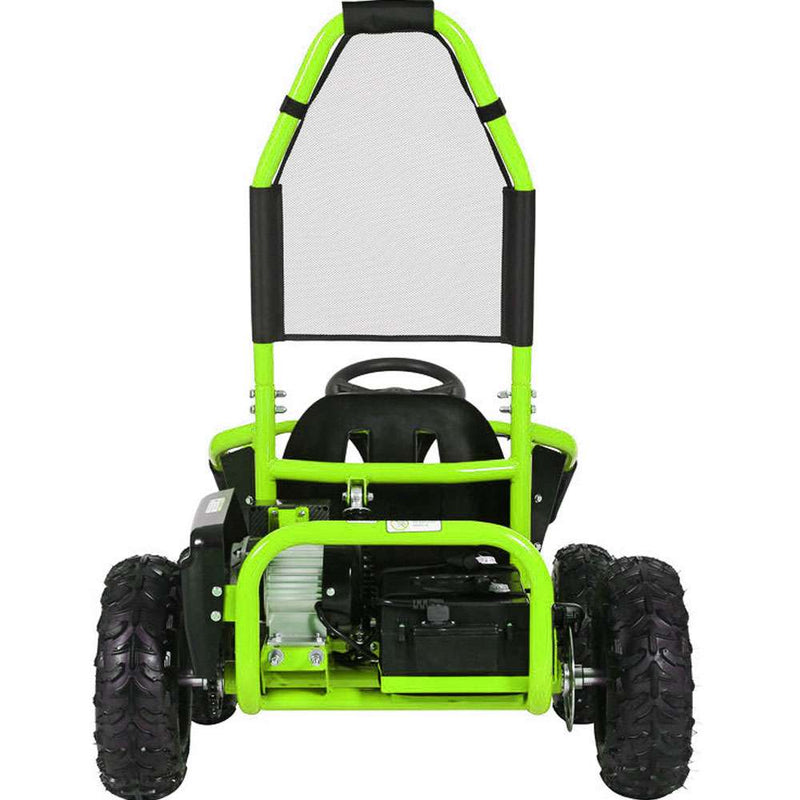 Mototec Mud Monster Kids Electric 48v 1000w Go Kart Full Suspension Green - Apparel & Accessories
