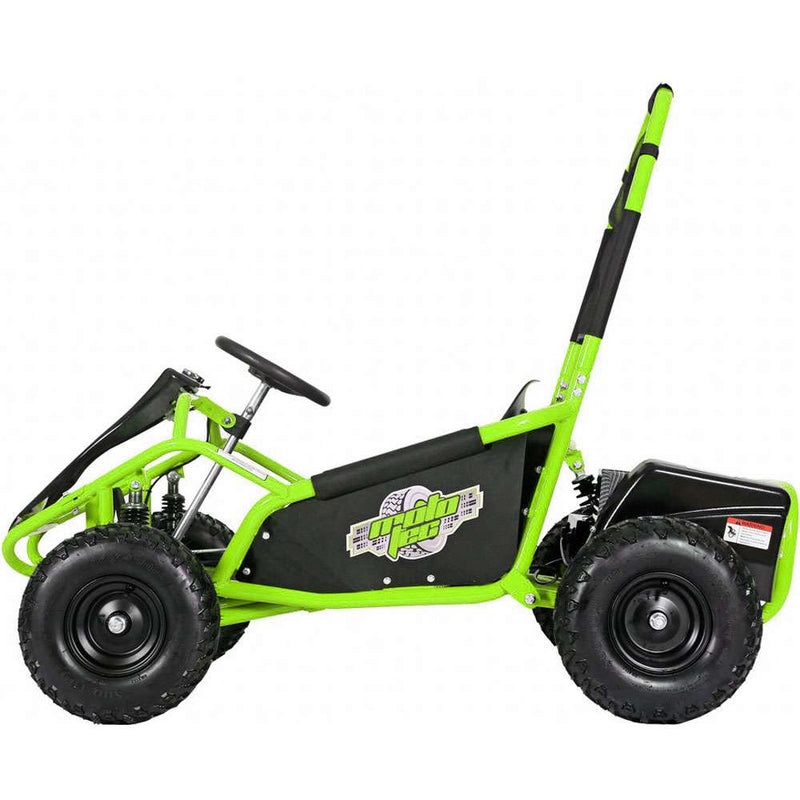 Mototec Mud Monster Kids Electric 48v 1000w Go Kart Full Suspension Green - Apparel & Accessories