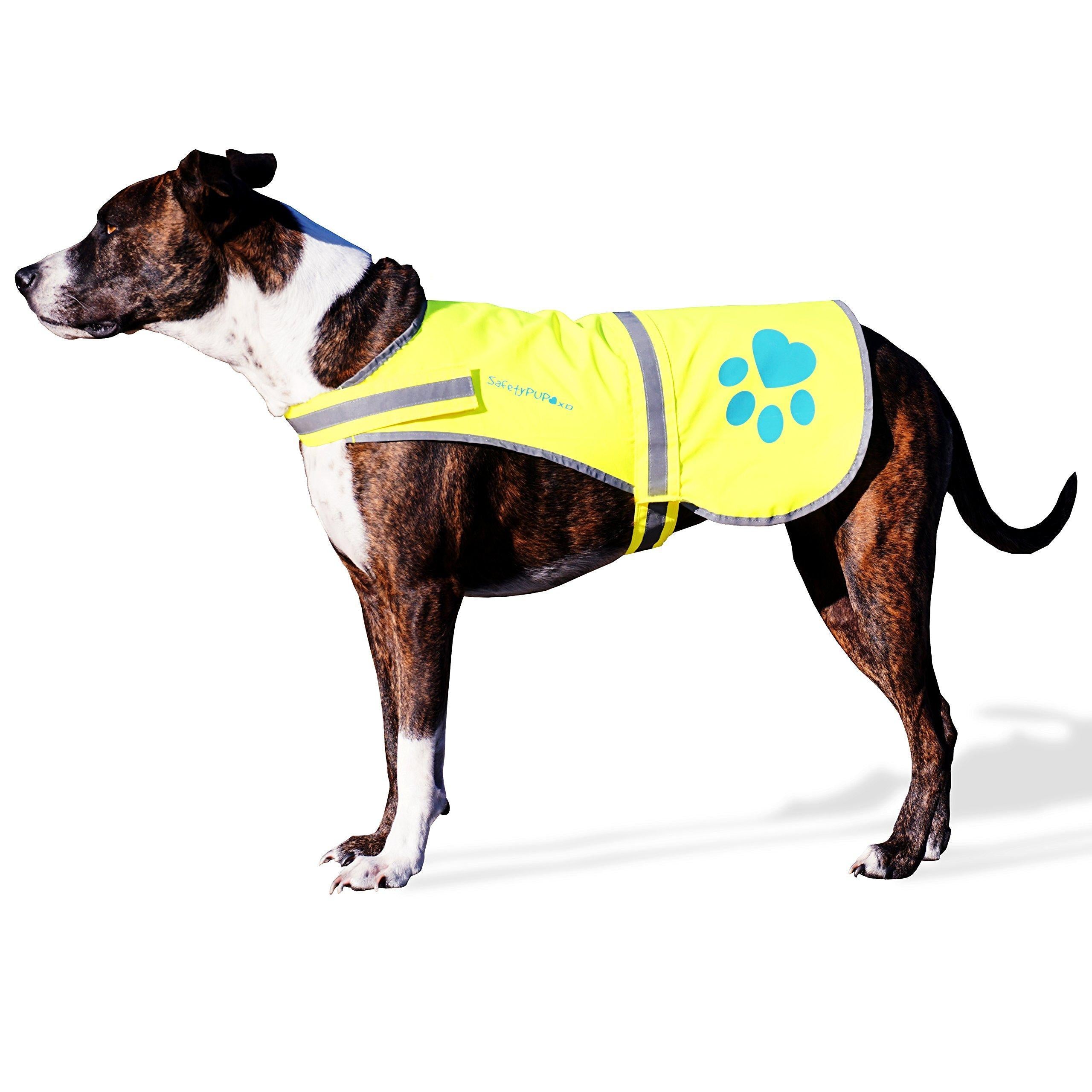 Dog Reflective Vest Sizes to Fit Dogs 14 lbs to 130 lbs    Hi Vis Safety Vest Keeps Dogs Visible On and Off Leash in Both…