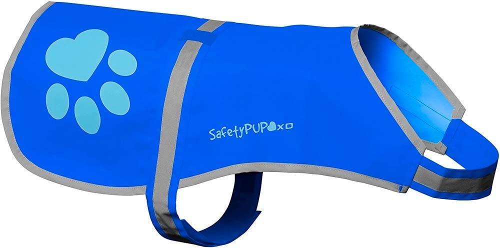 Dog Reflective Vest – Multiple Color Options with Hi Vis Fluorescent Visibility Helping to Safeguard Your Pet On Off Leash…