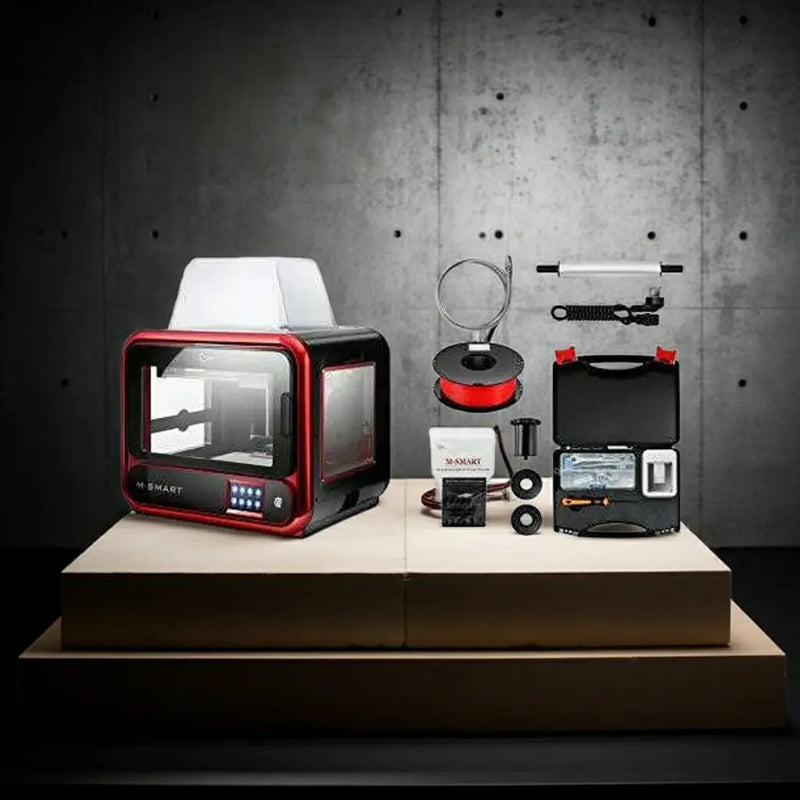 2020 Newest Junco M-Smart Desktop 3D Printer, Upgrade from A-Smart, Built Volume 6.7''x5.9''x6.3''(170x150x160mm) WiFi Connection, Precise Printing with ABS,PLA,TPU,Flexible Filament - GreatEagleInc