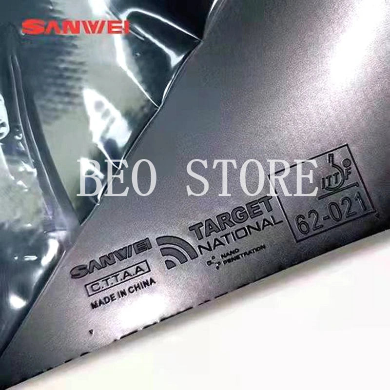 2022 New SANWEI Provincial TARGET PRO 3 Table Tennis Rubber (Nano Penetration Sticky Rubber) TARGET 3 Ping Pong Sponge