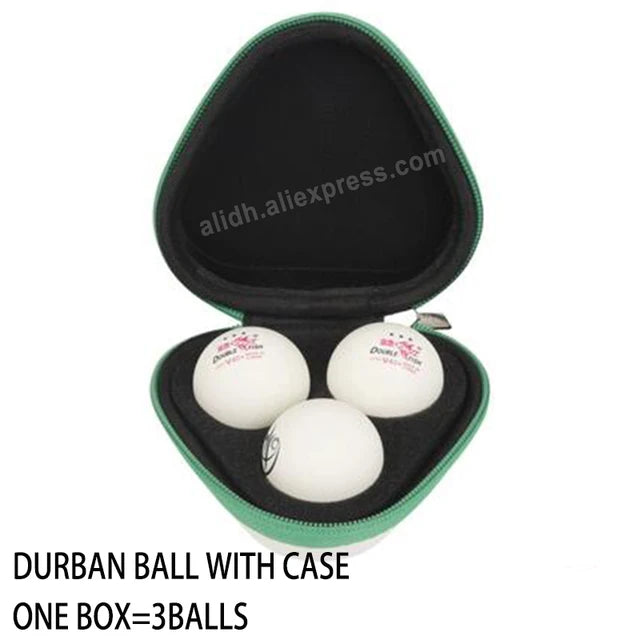 2023 Durban World Championships Double Fish 3-Star V40+ Ping Pong Balls Official 3 Star Table Tennis Ball Limited Edition durban one box