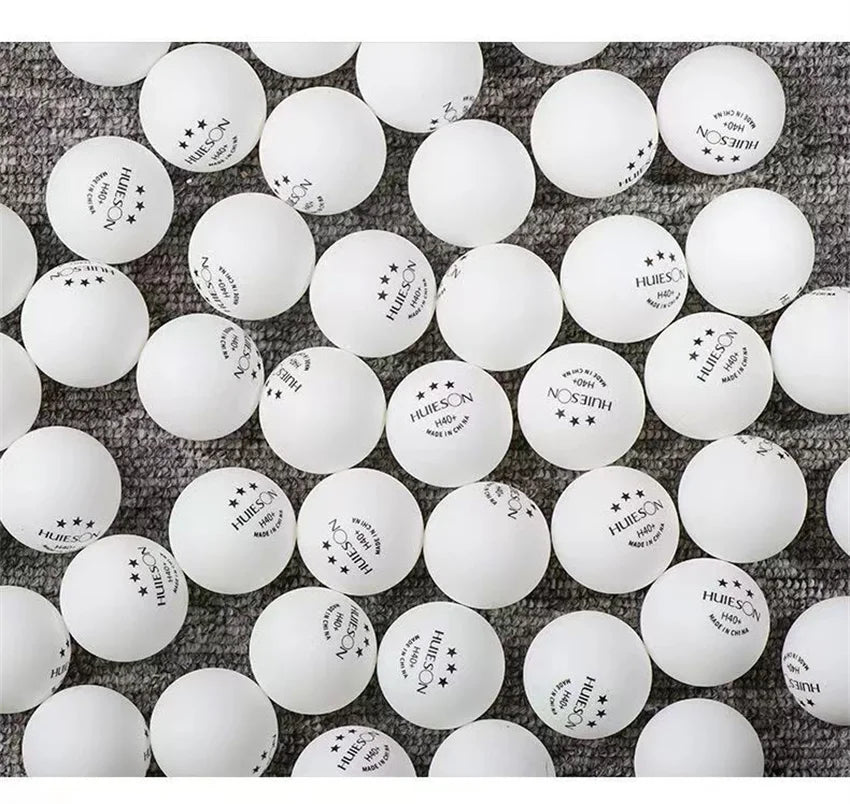 2023 New Three-Star Level Table Tennis Balls 40+mm New Material ABS 50 100 PCS Training Ping Pong Balls 2.8g White Yellow