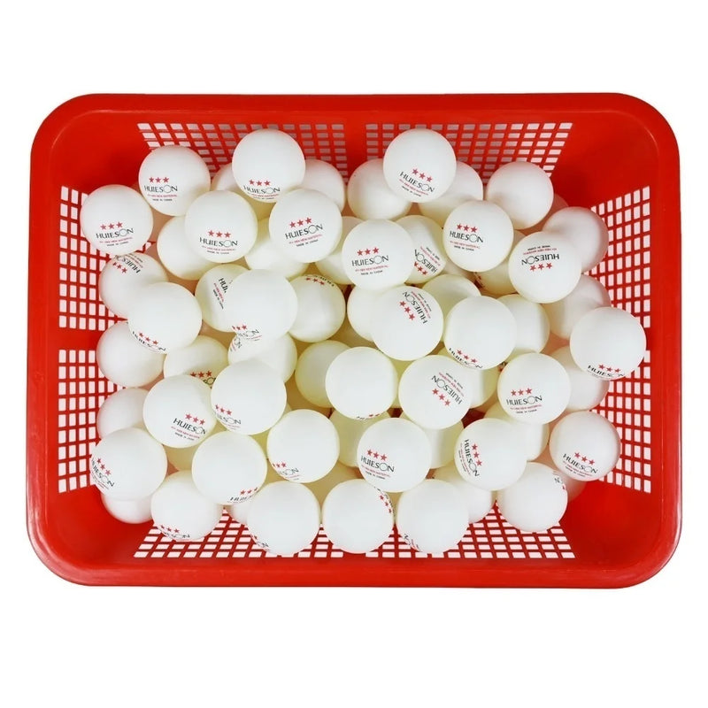 2023 New Three-Star Level Table Tennis Balls 40+mm New Material ABS 50 100 PCS Training Ping Pong Balls 2.8g White Yellow