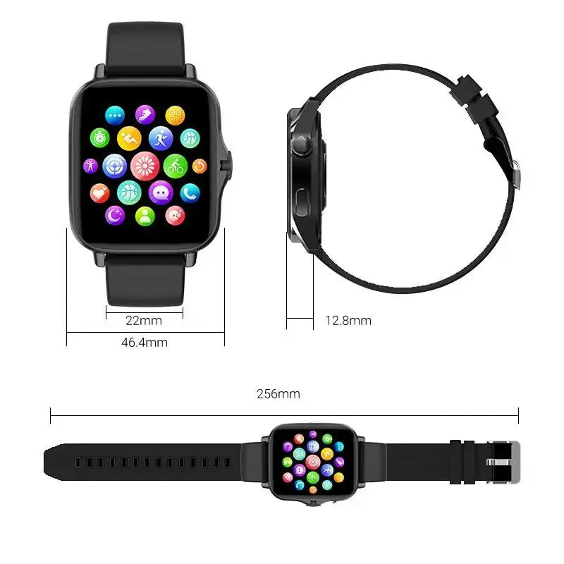2024 Smart Watch Android Phone 1.44'' Inch Color Screen Bluetooth Call Blood Oxygen/Pressure Monitoring Smart Watch Women Men GreatEagleInc