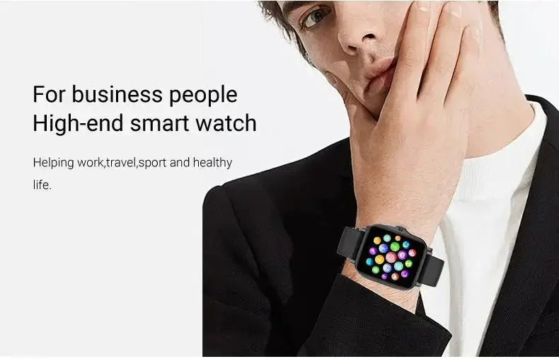 2024 Smart Watch Android Phone 1.44'' Inch Color Screen Bluetooth Call Blood Oxygen/Pressure Monitoring Smart Watch Women Men GreatEagleInc