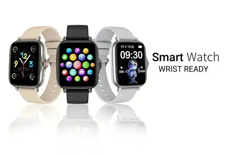 2024 Smart Watch Android Phone 1.44'' Inch Color Screen Bluetooth Call Blood Oxygen/Pressure Monitoring Smart Watch Women Men GreatEagleInc