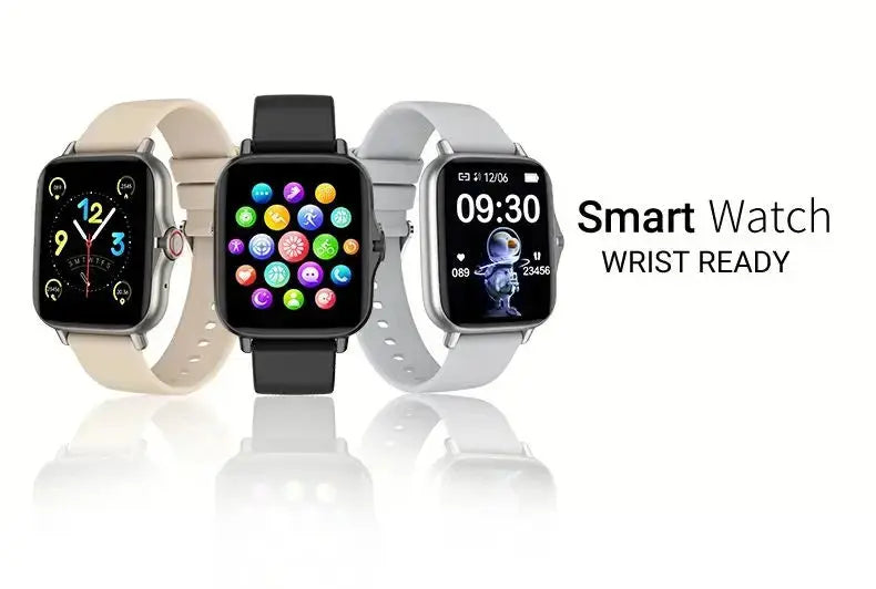 2024 Smart Watch Android Phone 1.44'' Inch Color Screen Bluetooth Call Blood Oxygen/Pressure Monitoring Smart Watch Women Men GreatEagleInc
