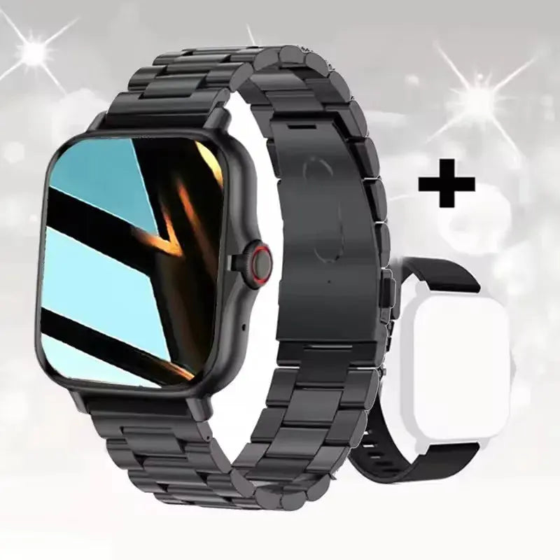 2024 Smart Watch Android Phone 1.44'' Inch Color Screen Bluetooth Call Blood Oxygen/Pressure Monitoring Smart Watch Women Men GreatEagleInc