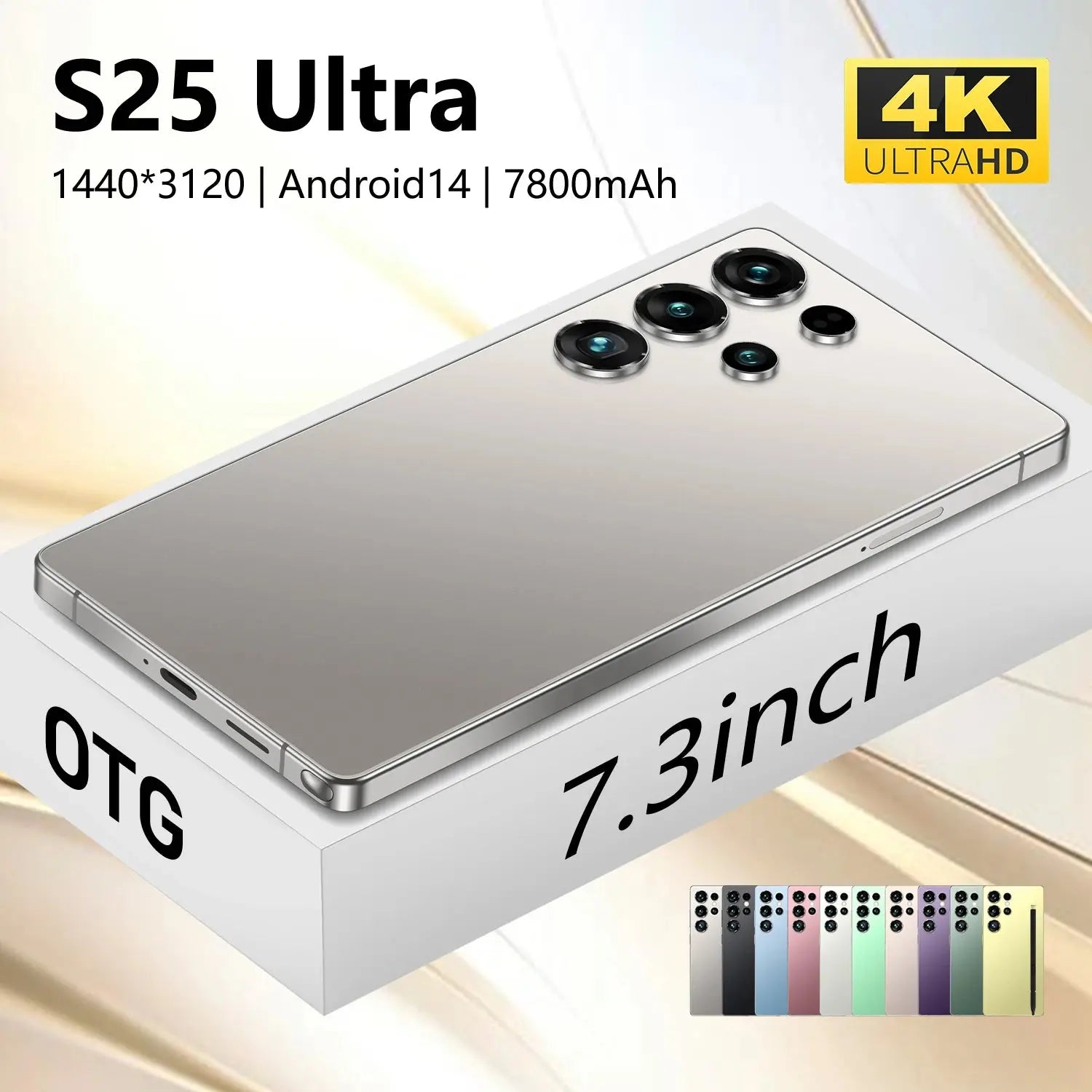 2025 Latest S25 Ultra Smart Phone 16GB +1TB Gaming Dual SIM CDMA 108MP 4K Display Deca Core Global Version GreatEagleInc
