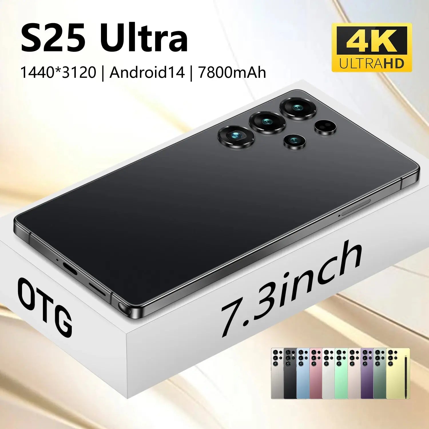 2025 Latest S25 Ultra Smart Phone 16GB +1TB Gaming Dual SIM CDMA 108MP 4K Display Deca Core Global Version GreatEagleInc