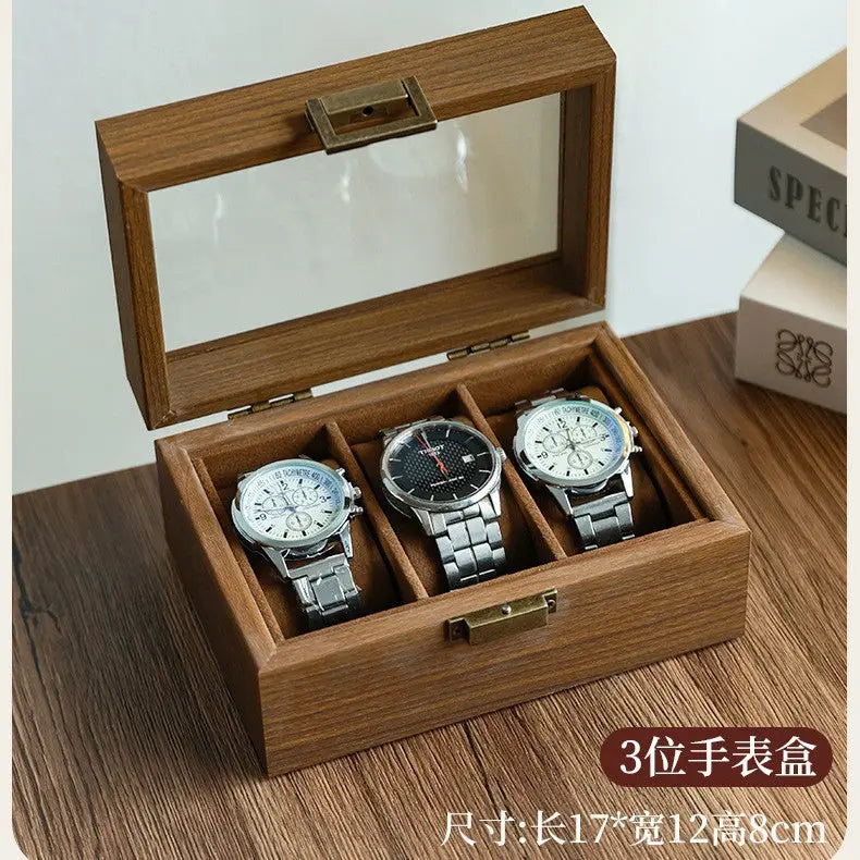 2025 New Leather Watch Box Storage Box with Lock Home Watch Organizer Display Box Mechanical Watch Jewelry Box GreatEagleInc