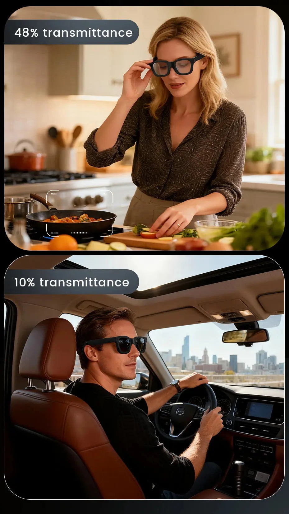 2026 Smart Glasses HD Photo Video OpenAI Record Translation Touch Photochromic Lenses Bluetooth Call Music Multifunction Glasses GreatEagleInc