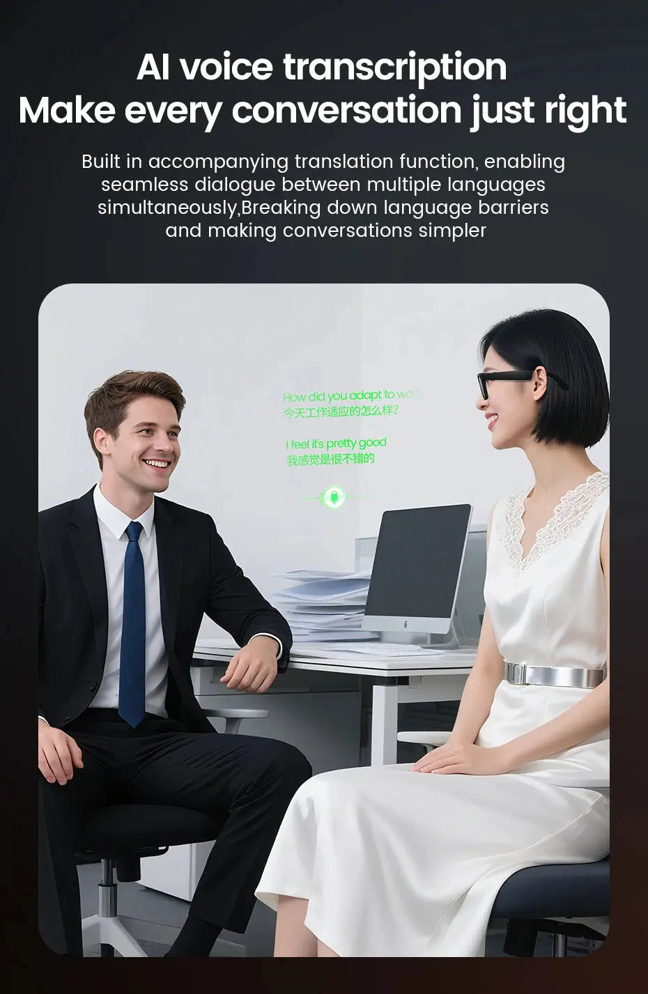 2026 Smart Glasses HD Photo Video OpenAI Record Translation Touch Photochromic Lenses Bluetooth Call Music Multifunction Glasses GreatEagleInc