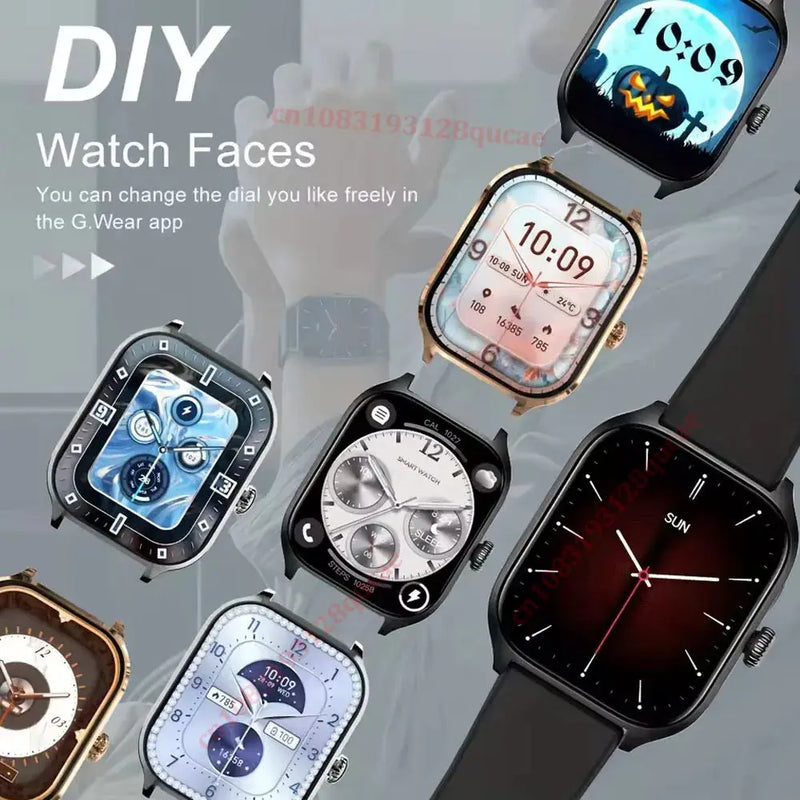 2026 Smart Watch Android IOS Phone 2.01 Inch Color Screen Bluetooth Answer Call Fitness Watches Tracker Smartwatch Women Men New GreatEagleInc