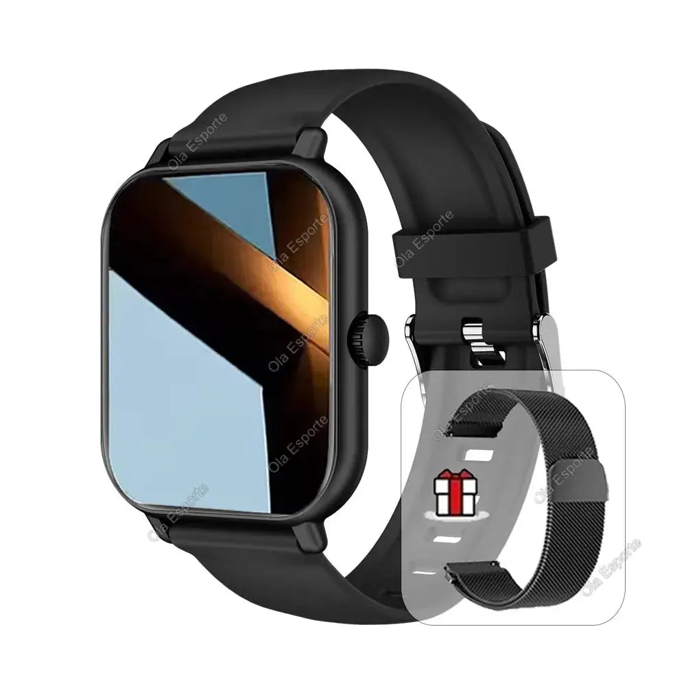 2026 Smart Watch Android IOS Phone 2.01 Inch Color Screen Bluetooth Answer Call Fitness Watches Tracker Smartwatch Women Men New GreatEagleInc