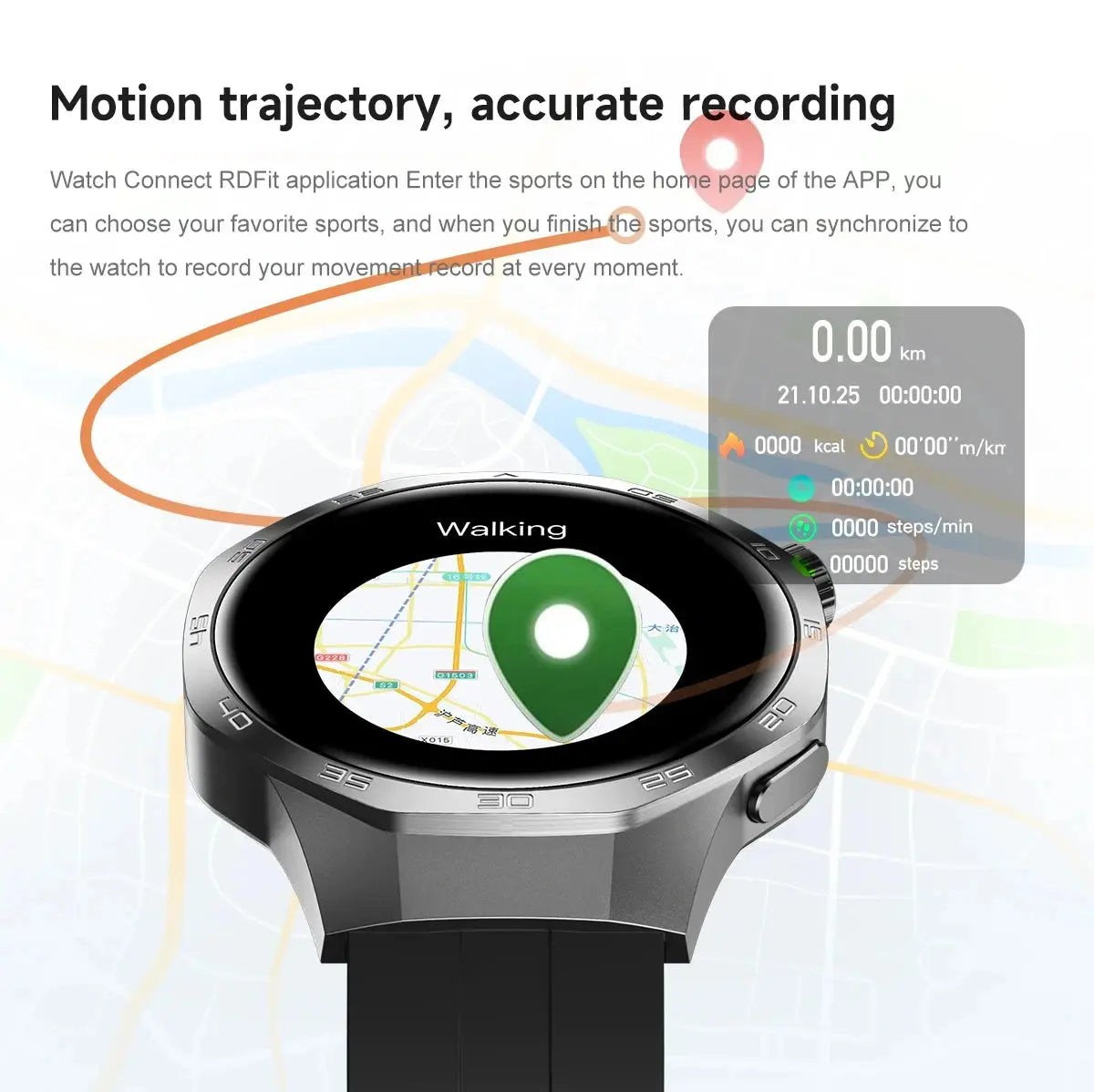2026 new smart watch HD IPS large screen NFC GPS locator Bluetooth call life waterproof 100 + sports mode health monitoring GreatEagleInc
