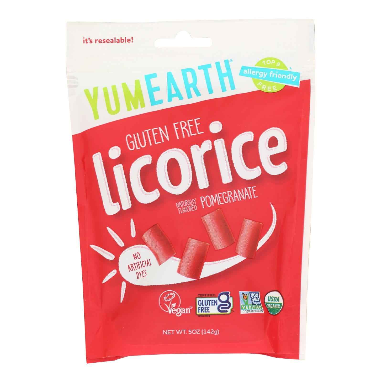 Yumearth - Licorice Og2 Pomegranate - Cs Of 6-5 Oz