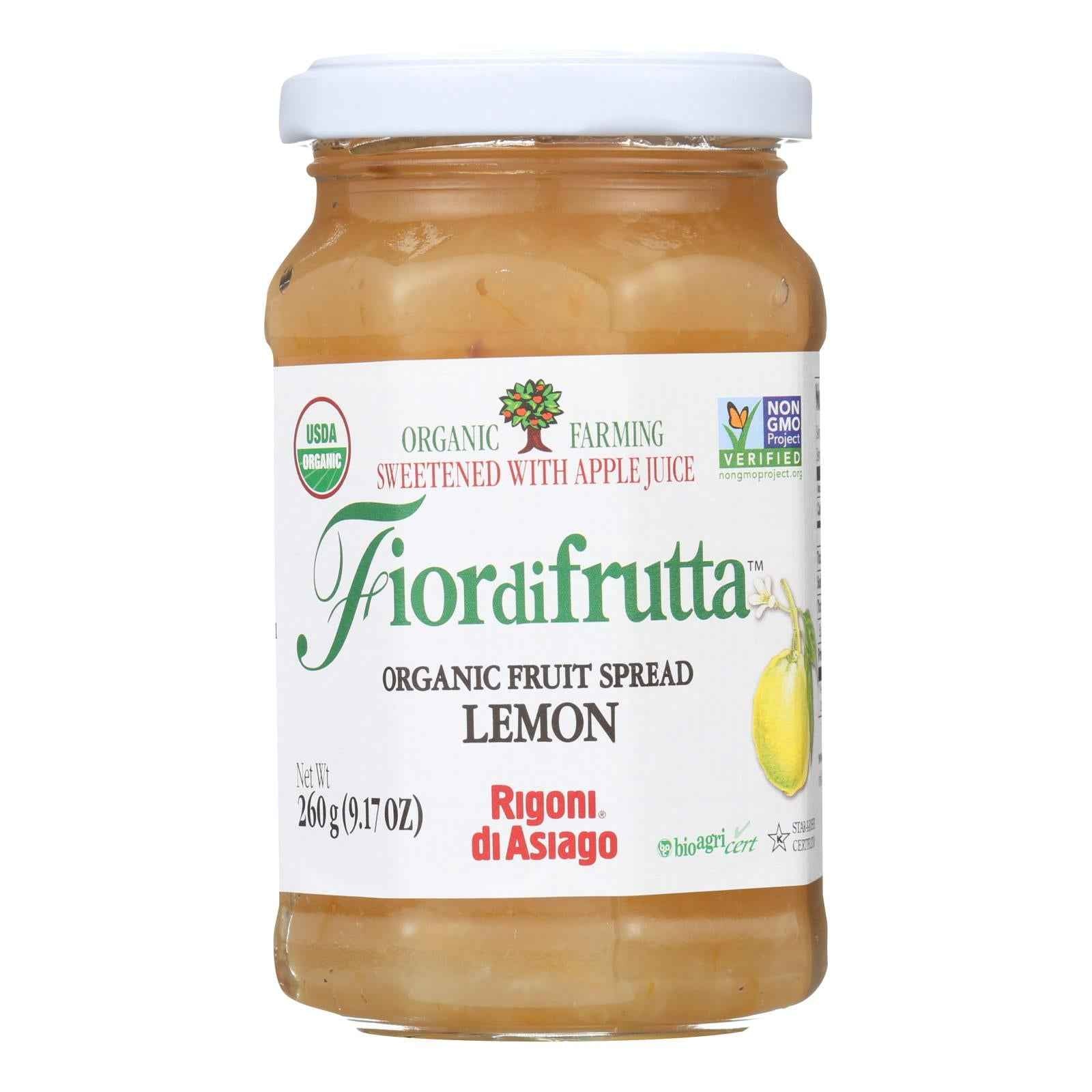 Fiordifrutta - Spread Og2 Lemon - Cs Of 6-9.17 Oz
