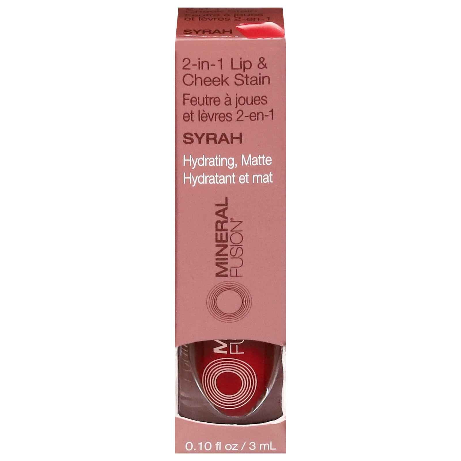 Mineral Fusion - Stain Lip Cheek Syrah - Ea Of 1-.1 Fz