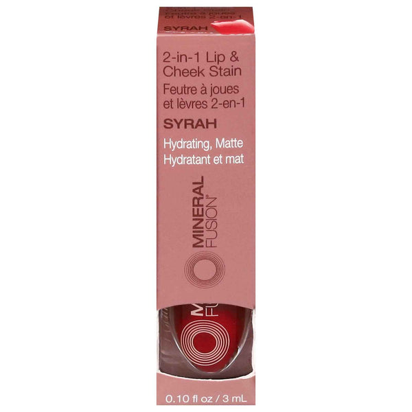 Mineral Fusion - Stain Lip Cheek Syrah - Ea Of 1-.1 Fz