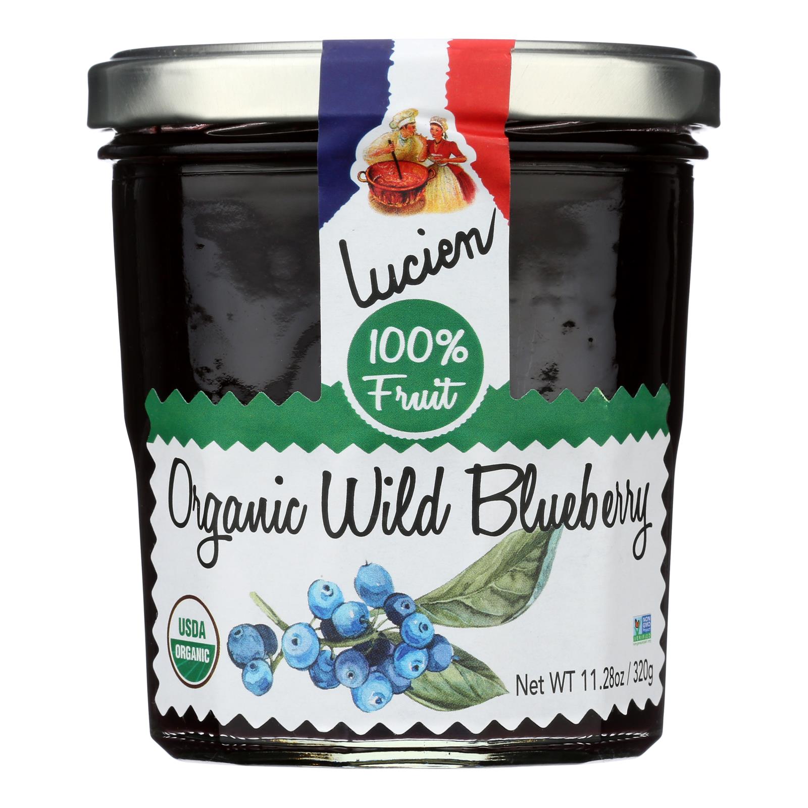 Lucien Georgelin Fruit Spread - Organic - Wild Blueberry - Case Of 6 - 11.28 Oz Default Title