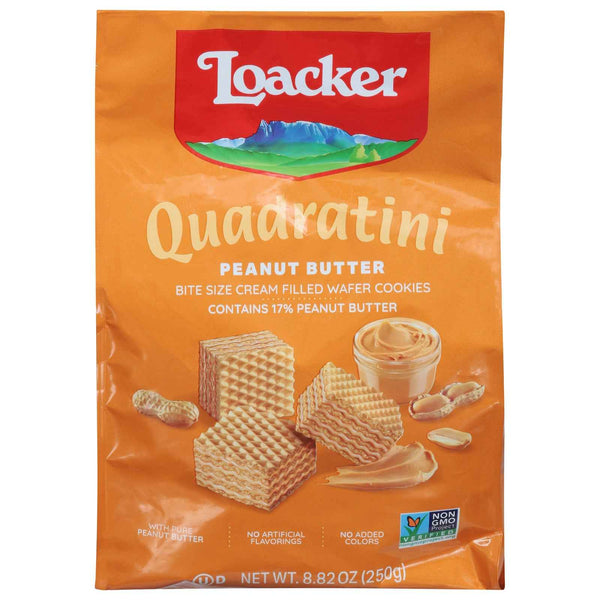 Loacker Quadratini - Wfr Cky Quad Pbtr - Cs Of 6-8.82 Oz