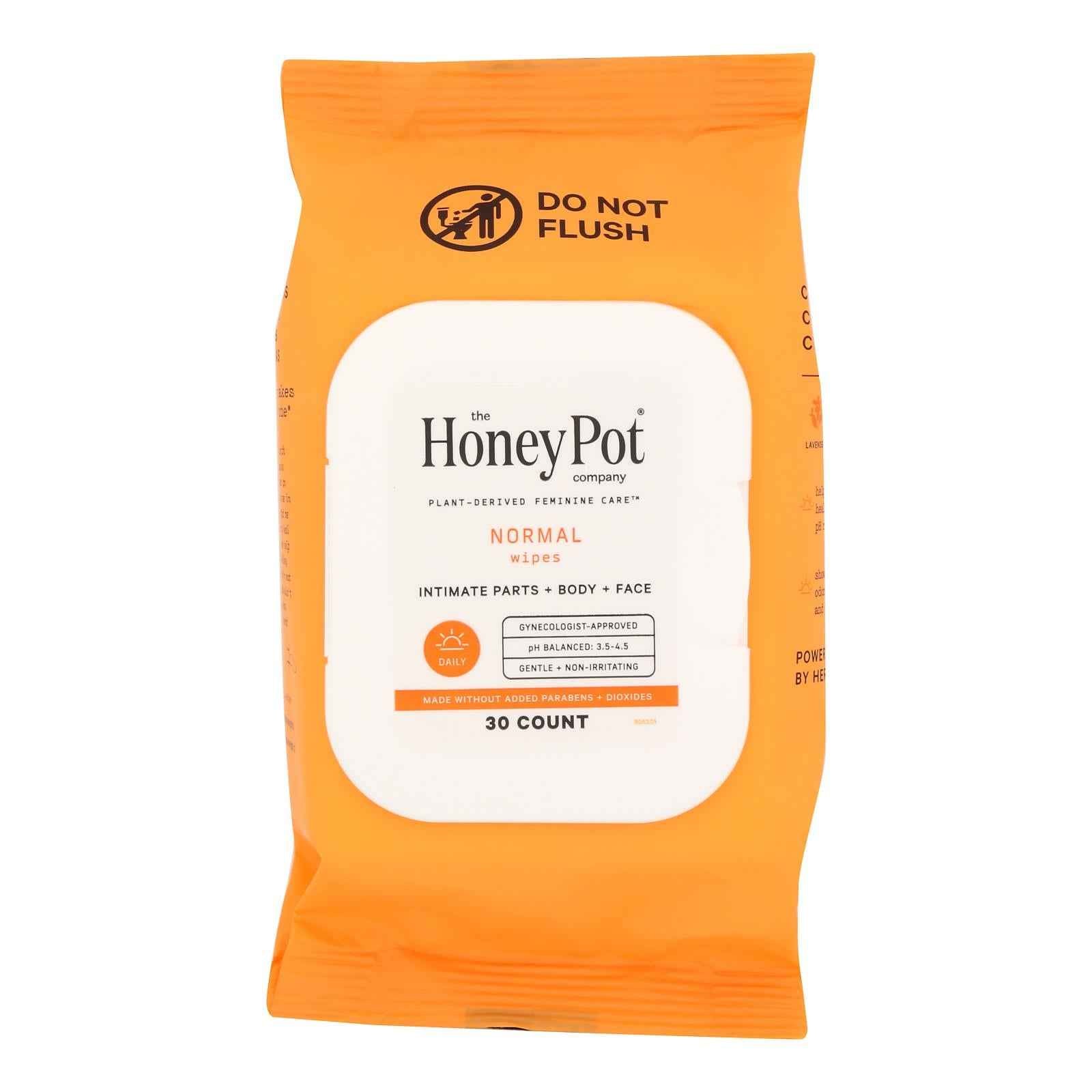 The Honey Pot - Wipes Intimate Normal - Ea Of 1-30 Ct
