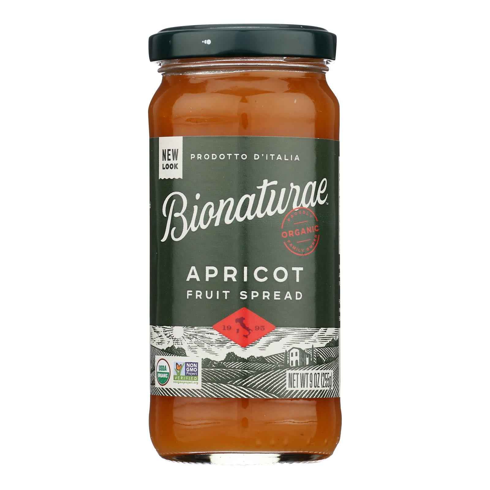 Bionaturae Fruit Spread - Organic - Apricot - 9 Oz - Case Of 12