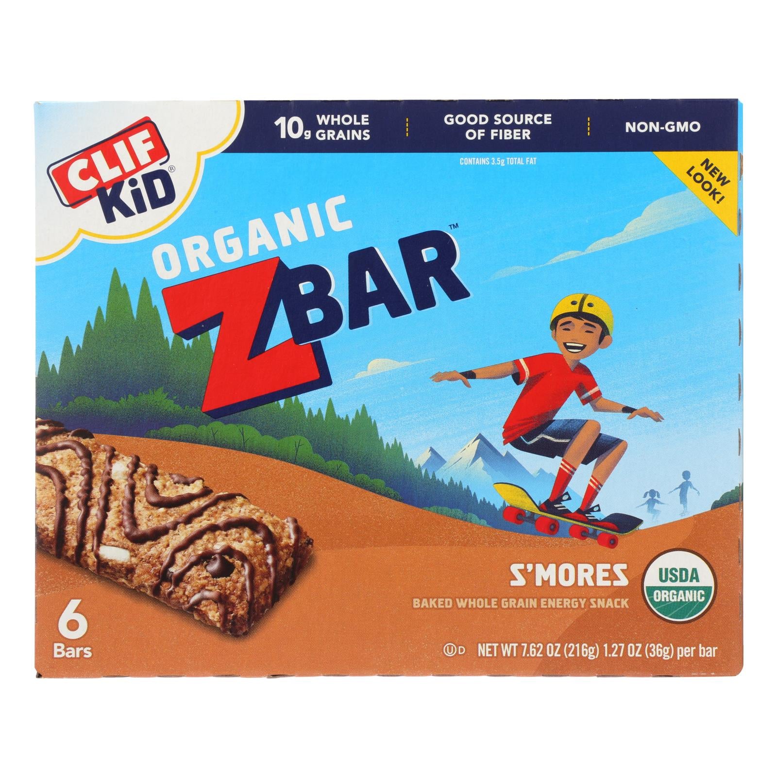 Clif Kid Zbar - Smores - Case Of 9 - 7.62 Oz - GreatEagleInc
